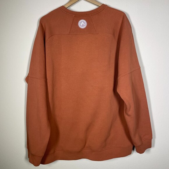Alphalete Men's Burnt Orange Raised Logo Sweatshirt 2XL Casual Outdoor! - Picture 5 of 5